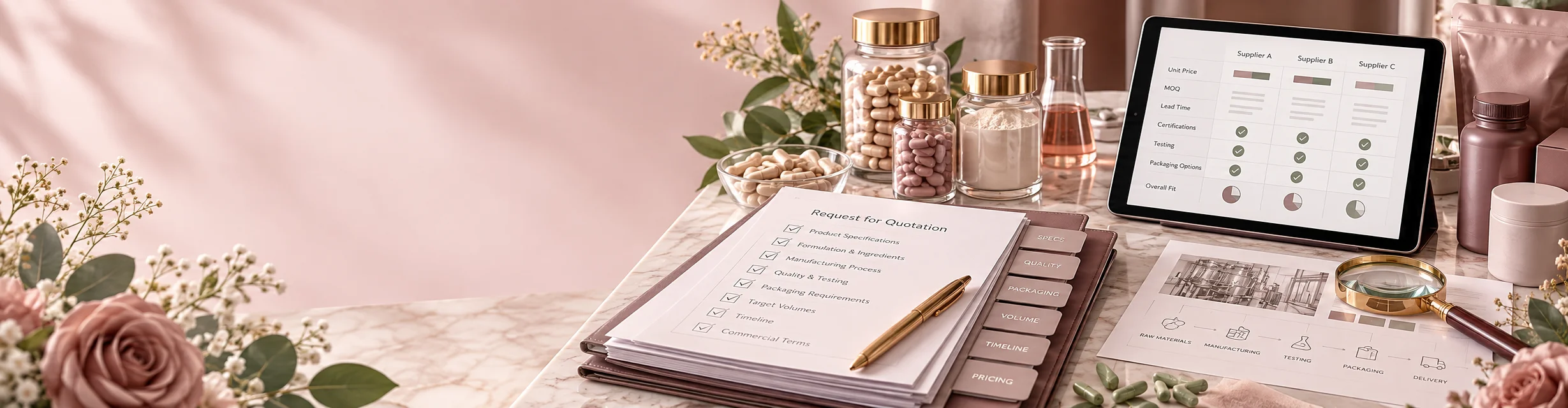 How to Write a Supplement Manufacturing RFQ That Gets a Useful Quote