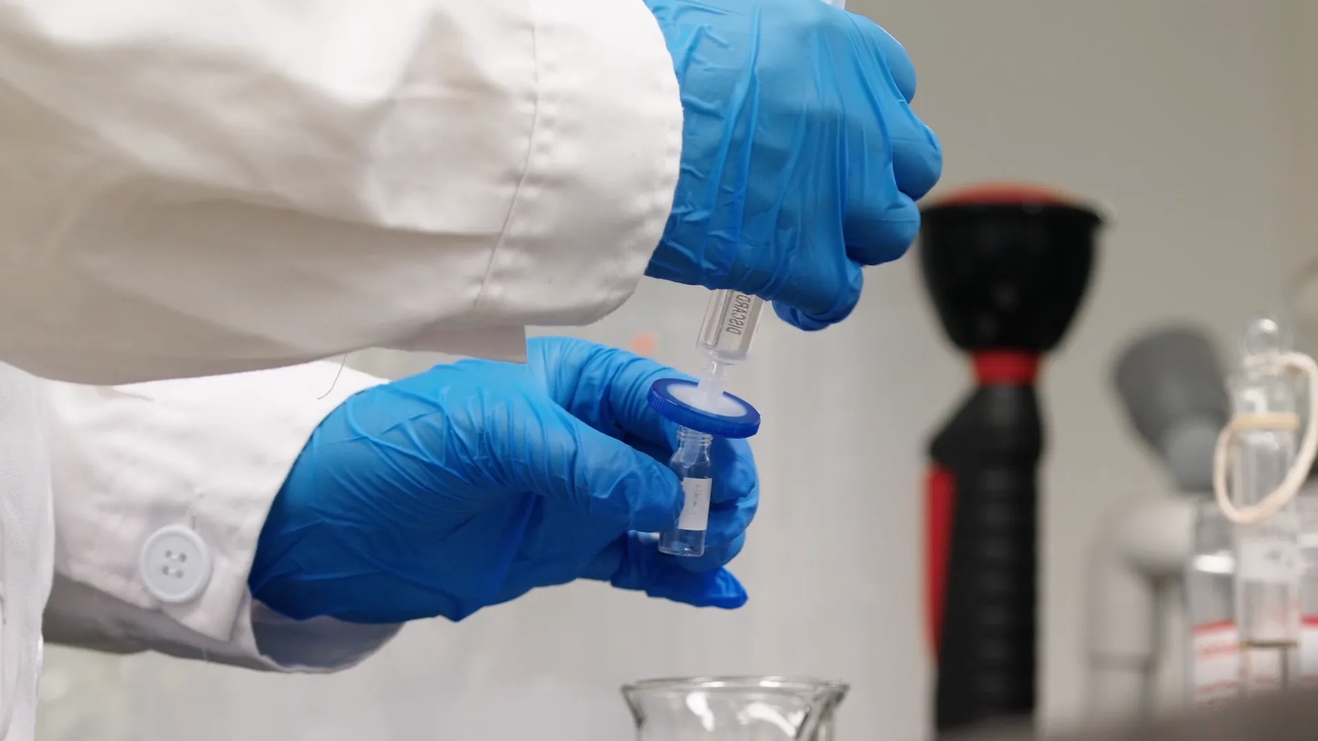 Supplement quality testing laboratory sample preparation