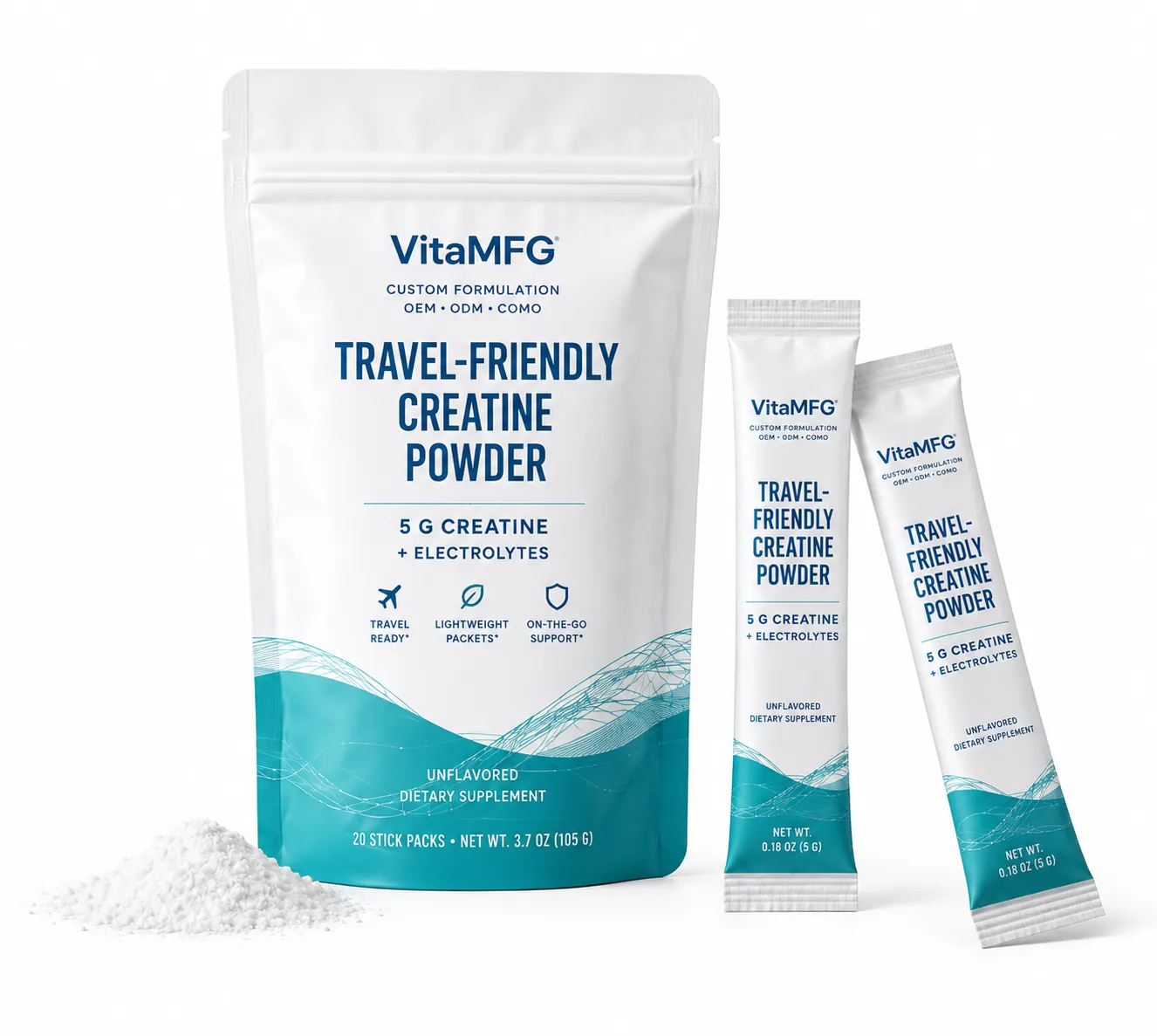Travel-Friendly Creatine Powder