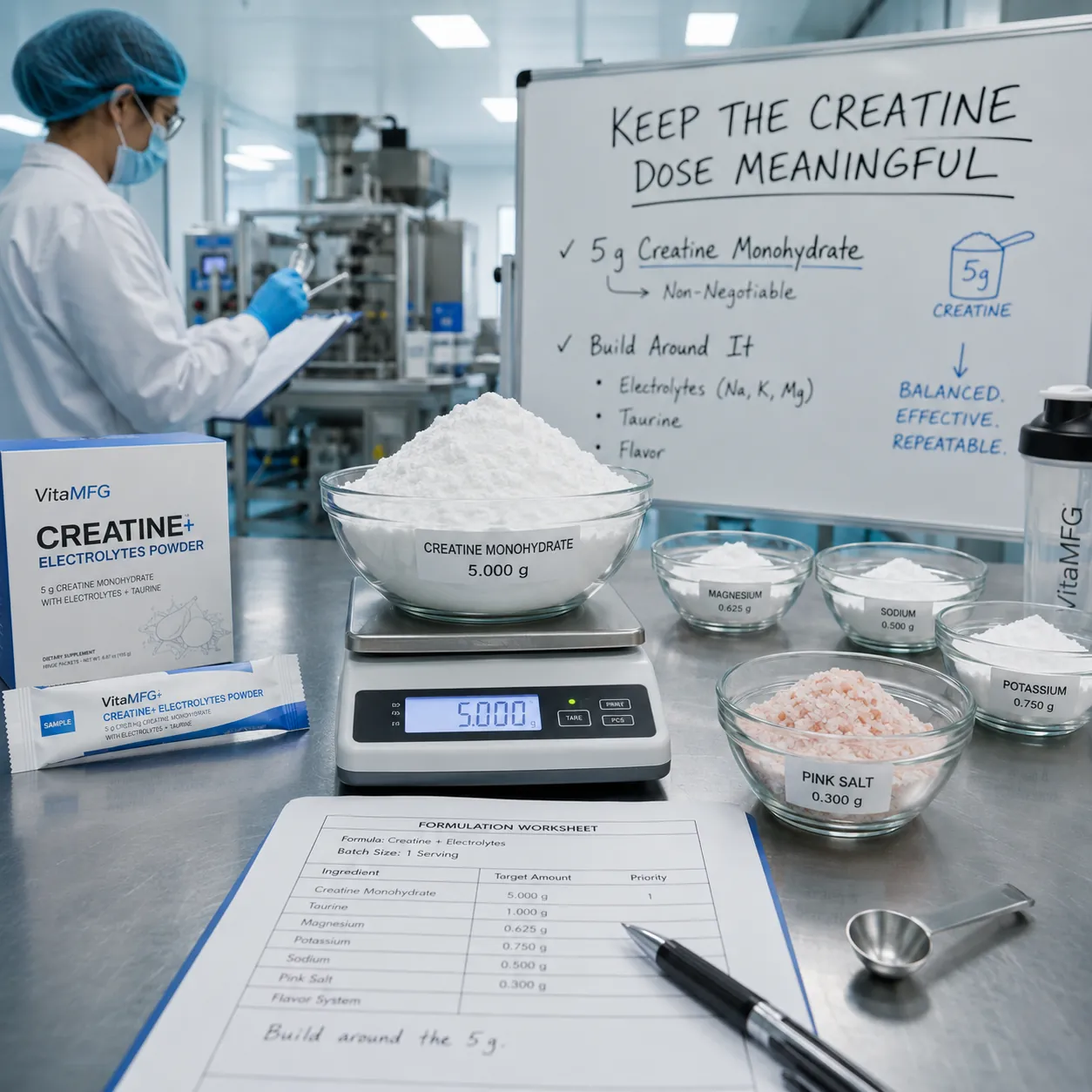 Keep the Creatine Dose Meaningful