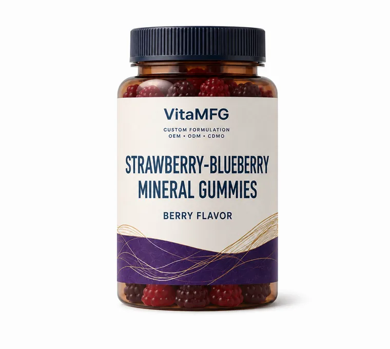 Strawberry-Blueberry Mineral Gummies