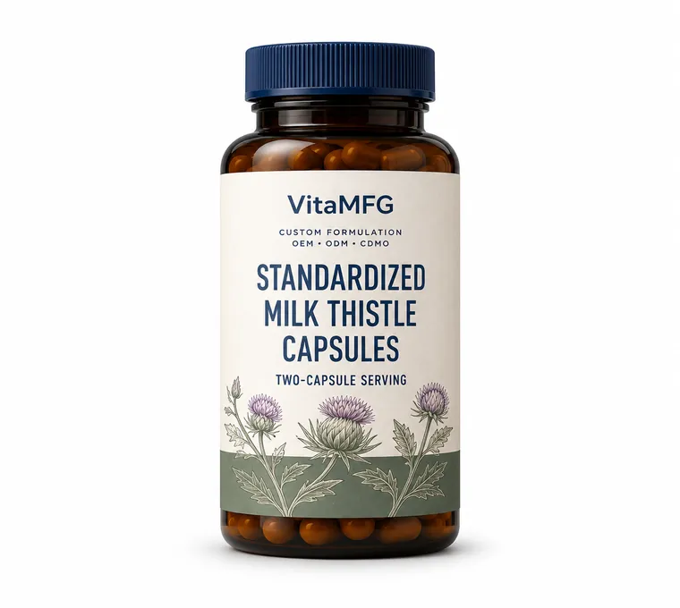 Standardized Milk Thistle Capsules