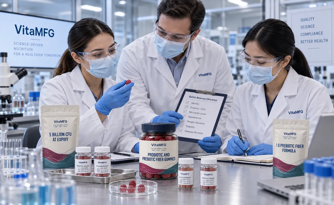 Process and Stability Control for Live-Culture Gummies
