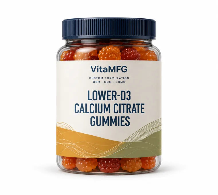 Lower-D3 Calcium Citrate Gummies