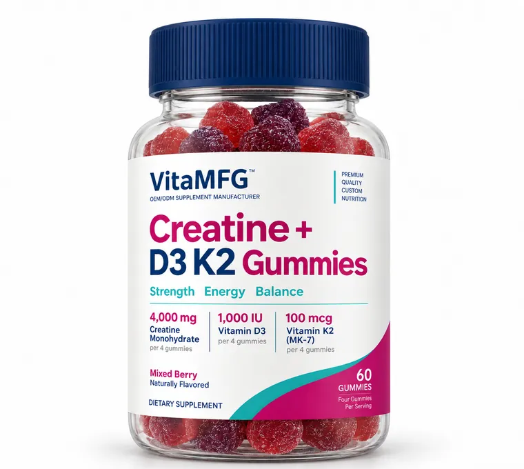 Creatine + D3 K2 Gummies